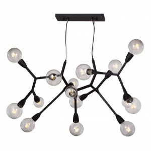 Подвесная люстра Favourite Electron 1754-15P FAVOURITE ДИЗАЙНЕРСКИЕ, ELECTRON BLACK 057106 Черный