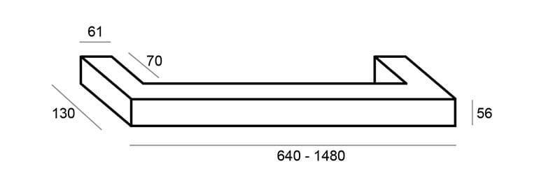 Алюминиевый светодиодный настенный светильник Terzo Light Fos ARCH-00078633 - Вид №2