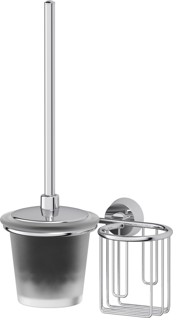 VIZ 059 Держатель освежителя воздуха с туалетным ершом с крышкой FBS Vizovice