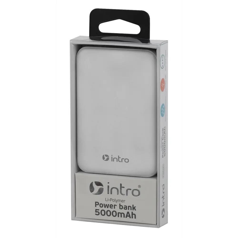 Внешний аккумулятор 5000 mAh цвет белый Santreyd STLM-2016209 - Вид №1