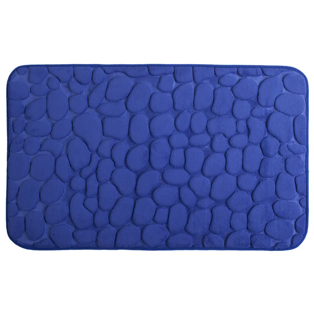 Коврик для ванной комнаты «Luxury» 45х75 см цвет синий Santreyd STLM-2059309