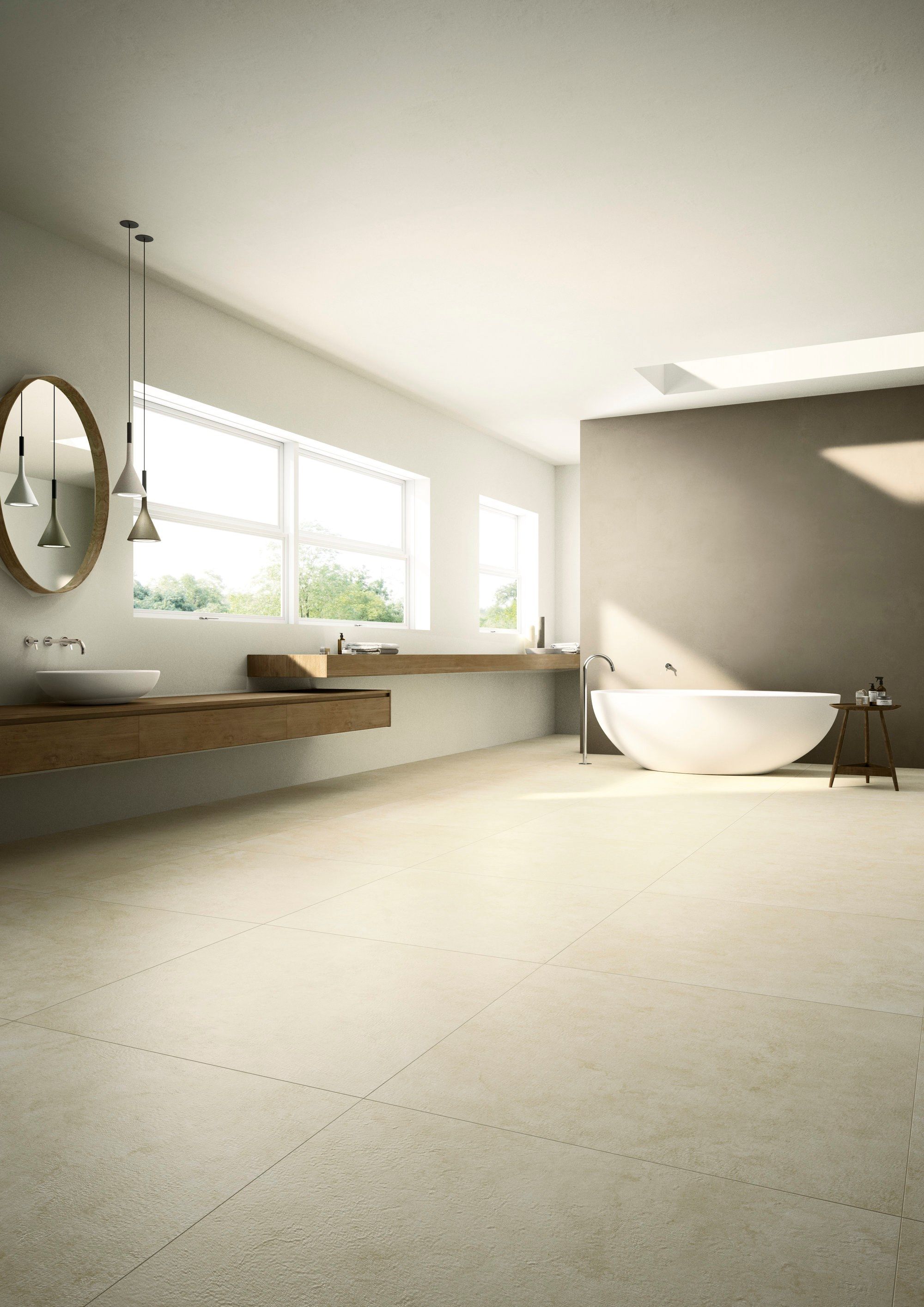 Пол / облицовка керамогранита с эффектом камня Fiandre Quietstones Maximum ARCH-00015459 - Вид №1