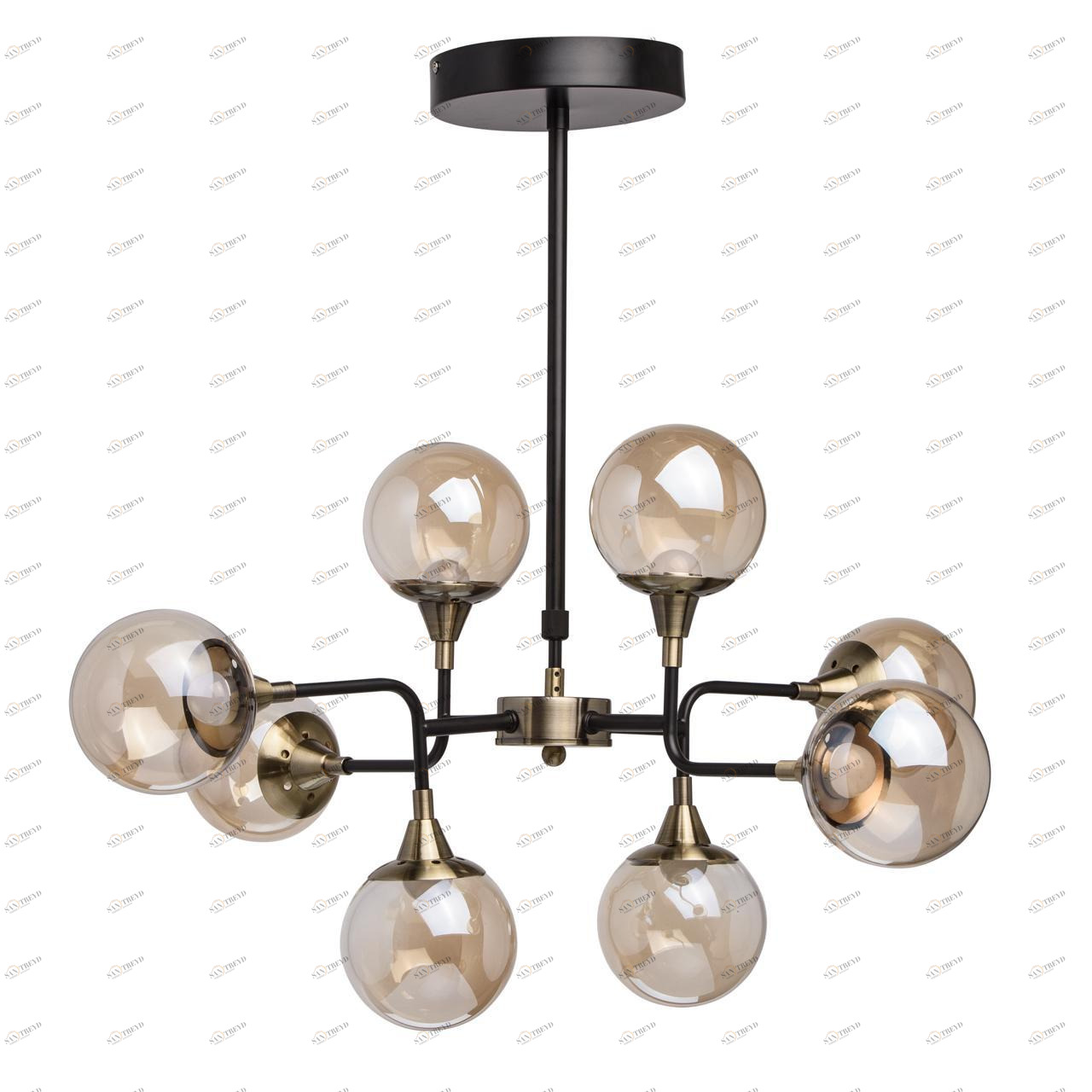 Подвесная светодиодная люстра MW-Light Гамбург 605010908 черная MW-LIGHT ДИЗАЙНЕРСКИЕ, ГАМБУРГ, ШАР 187967 Черный 