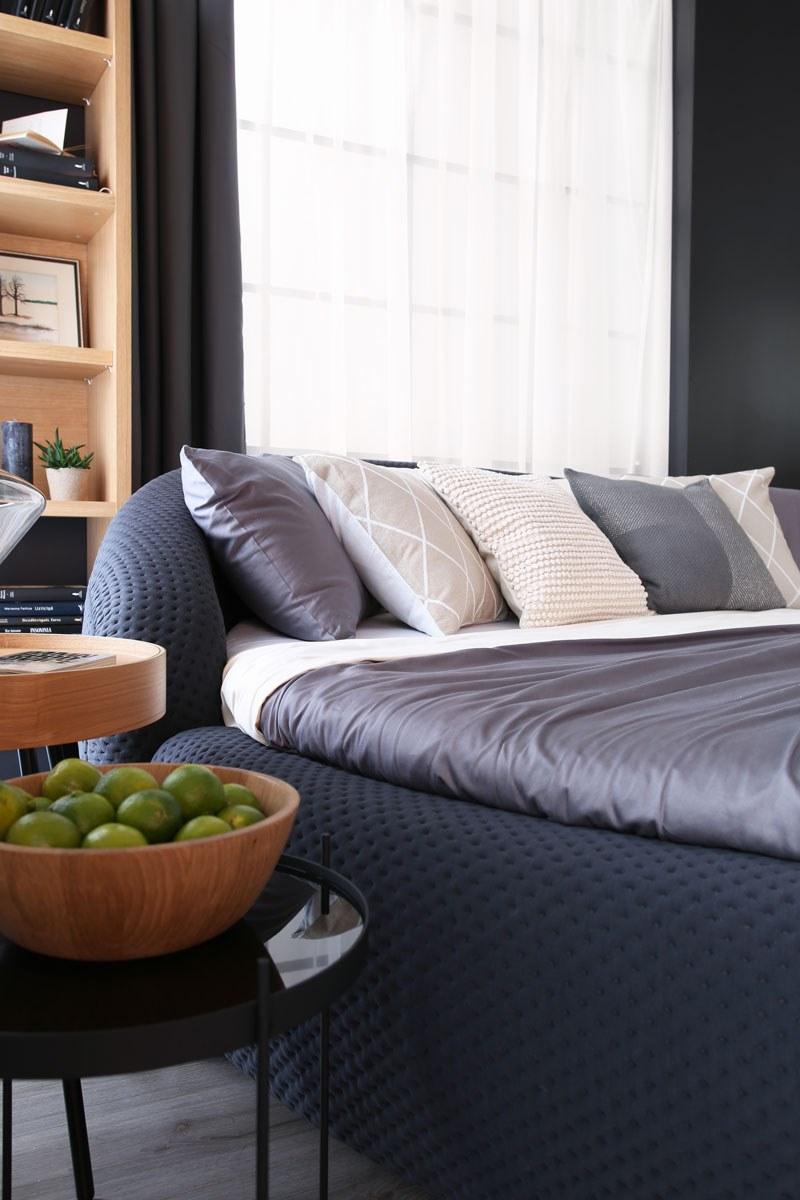 Heavens Мягкая круглая двуспальная кровать sun-id-1388603 - Вид №3