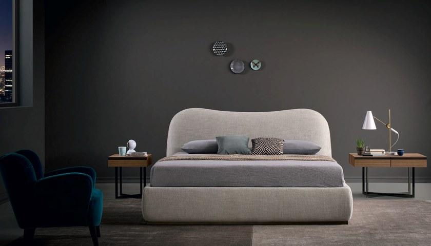 Bodema Квадратная прикроватная тумбочка из дерева в современном стиле с ящиками Profile Pfof000/pfof003 - Вид №6