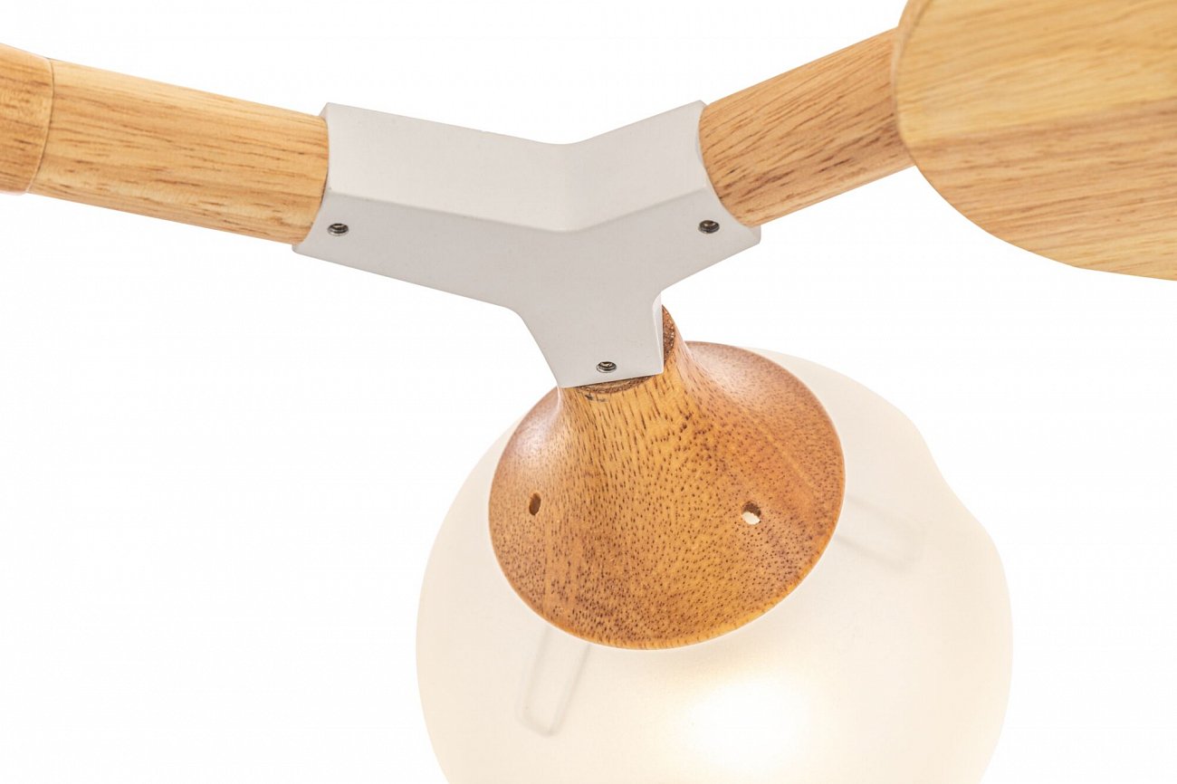 Светильник потолочный на 8 ламп белый Amy FR5105CL-08W FREYA MODERN 00-3957021 Белый - Вид №1