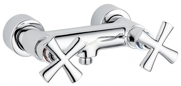 31002CR Emmevi Spirit New, двухвентильный смеситель для душа, без ручного душа, цвет хром