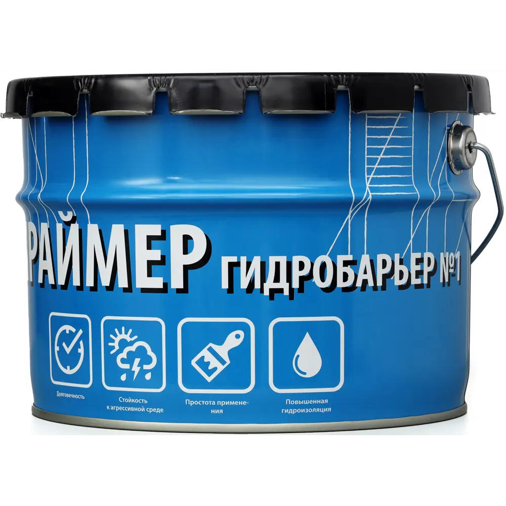 Праймер битумный Гидробарьер №1 8 кг Santreyd Не применимо STLM-2102042