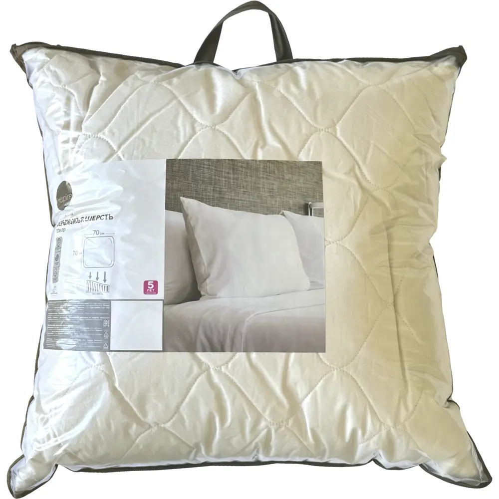 INSPIRE Декоративная подушка 70×70 см из верблюжьей шерсти 89348924 STLM-1067539 - Вид №4