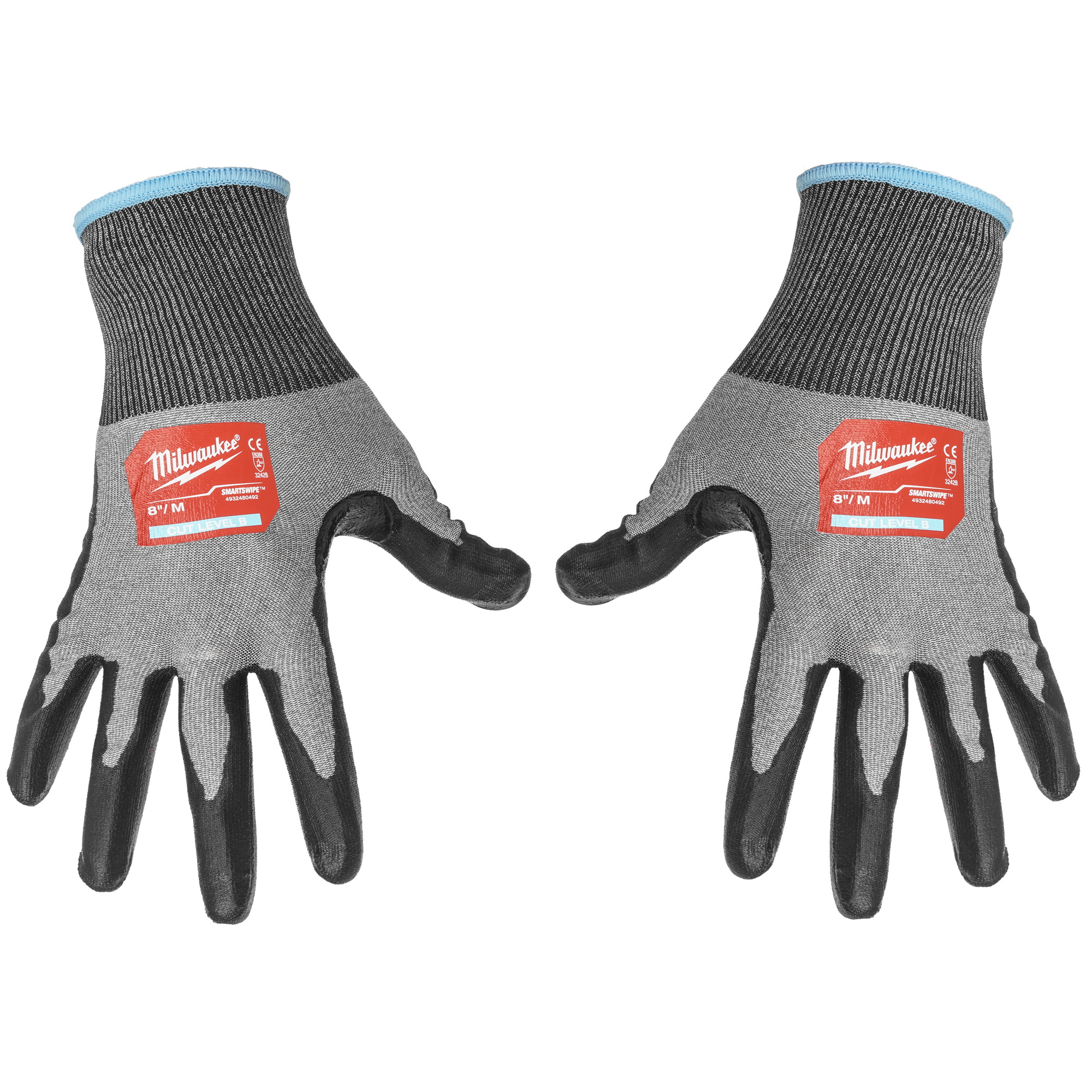 Перчатки трикотажные Milwaukee Hi-Dex 2/B 8/M 5478039 STDN-0140731