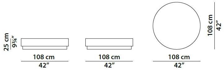 BAXTER Низкий круглый журнальный столик sun-id-1405390 - Вид №8