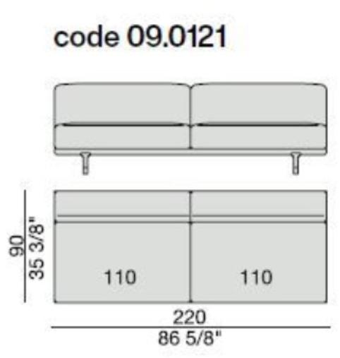 Porada Модульный тканевый диван с вещевым ящиком Eighteen sun-id-1365862 - Вид №8
