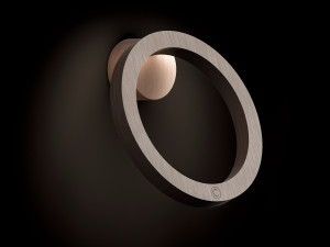 Поворотный металлический настенный светильник