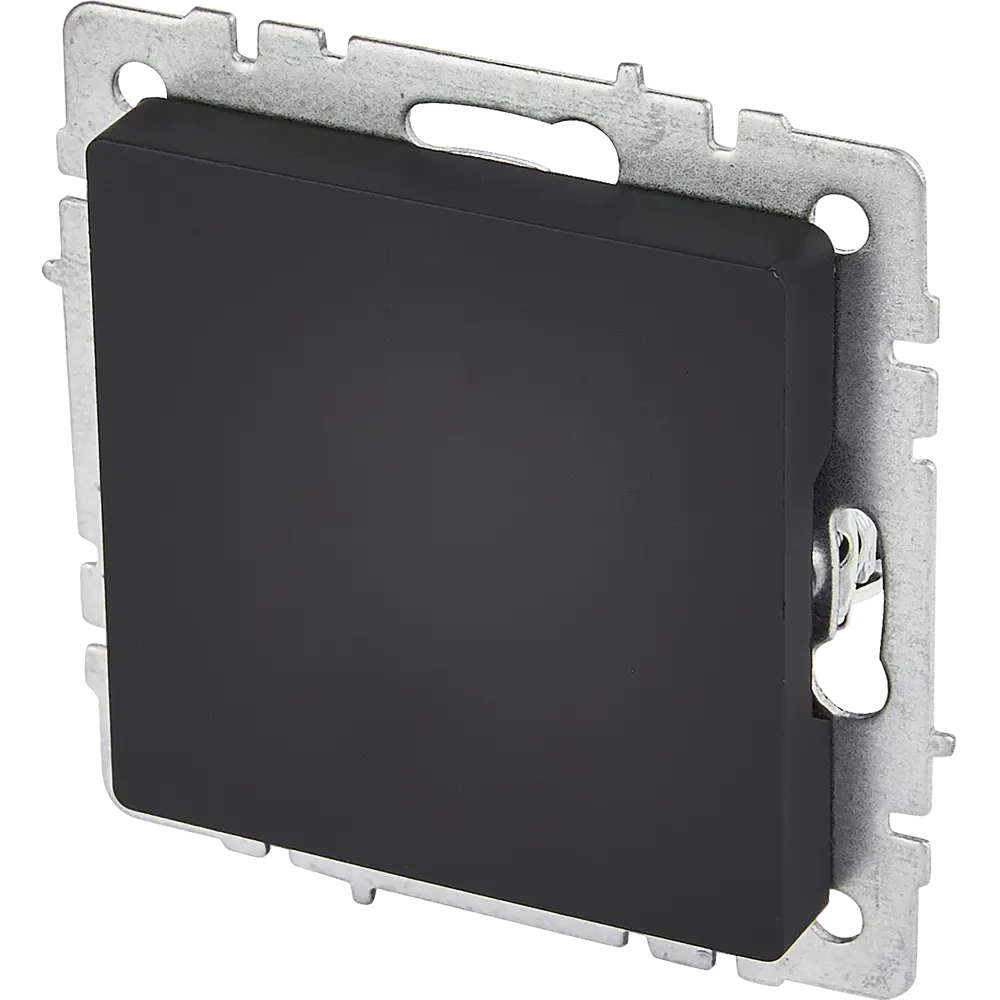 Проходной выключатель IEK Brite графит матовый для управления светом из нескольких точек 87761729 STLM-1116794