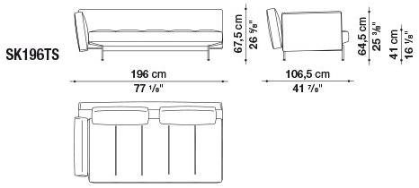 B&B Italia Модульный тканевый диван Saké sun-id-1382720 - Вид №12