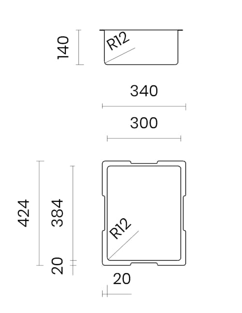 Раздвижной поддон из нержавеющей стали TASCA 280.NZ ARCH-00060389 - Вид №2