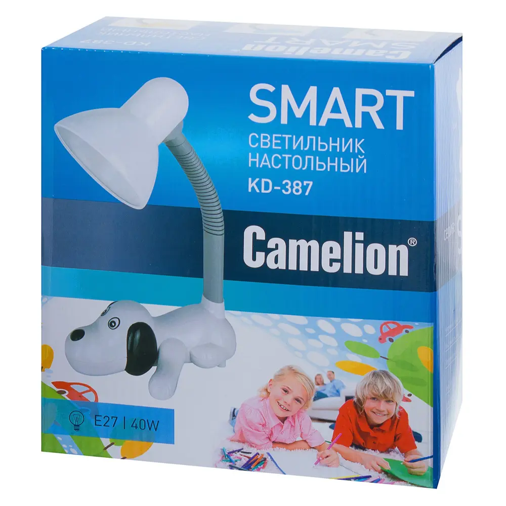 Лампа настольная Собачка E27 40 Вт цвет жёлтый CAMELION STLM-2095765 - Вид №3