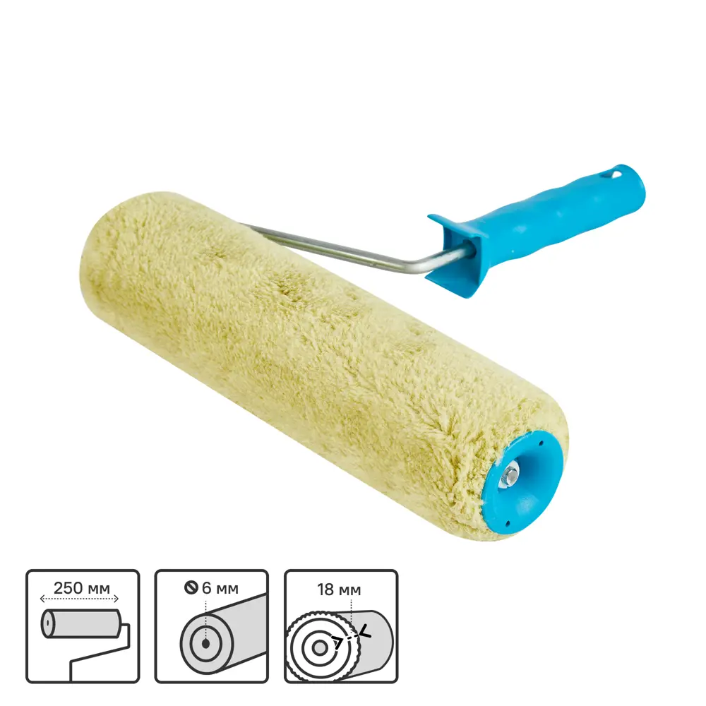 Matrix фасадный валик 250 мм для профессиональных работ 87679003 STLM-0074849