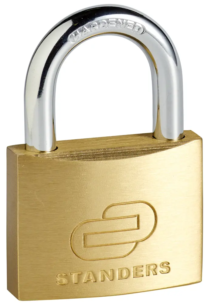 Навесной замок Standers для подсобных помещений в латунном корпусе 82247291