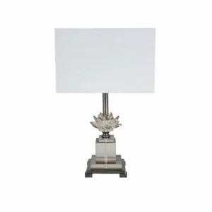 Лампа настольная Fleur 5216 PUSHA ИНТЕРЬЕРНЫЕ 061844 Белый;хром