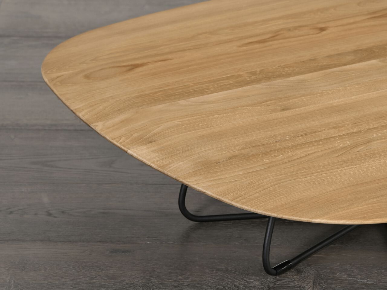 Низкий квадратный журнальный столик из массива дерева Air Division Craft ARCH-00122534 - Вид №9