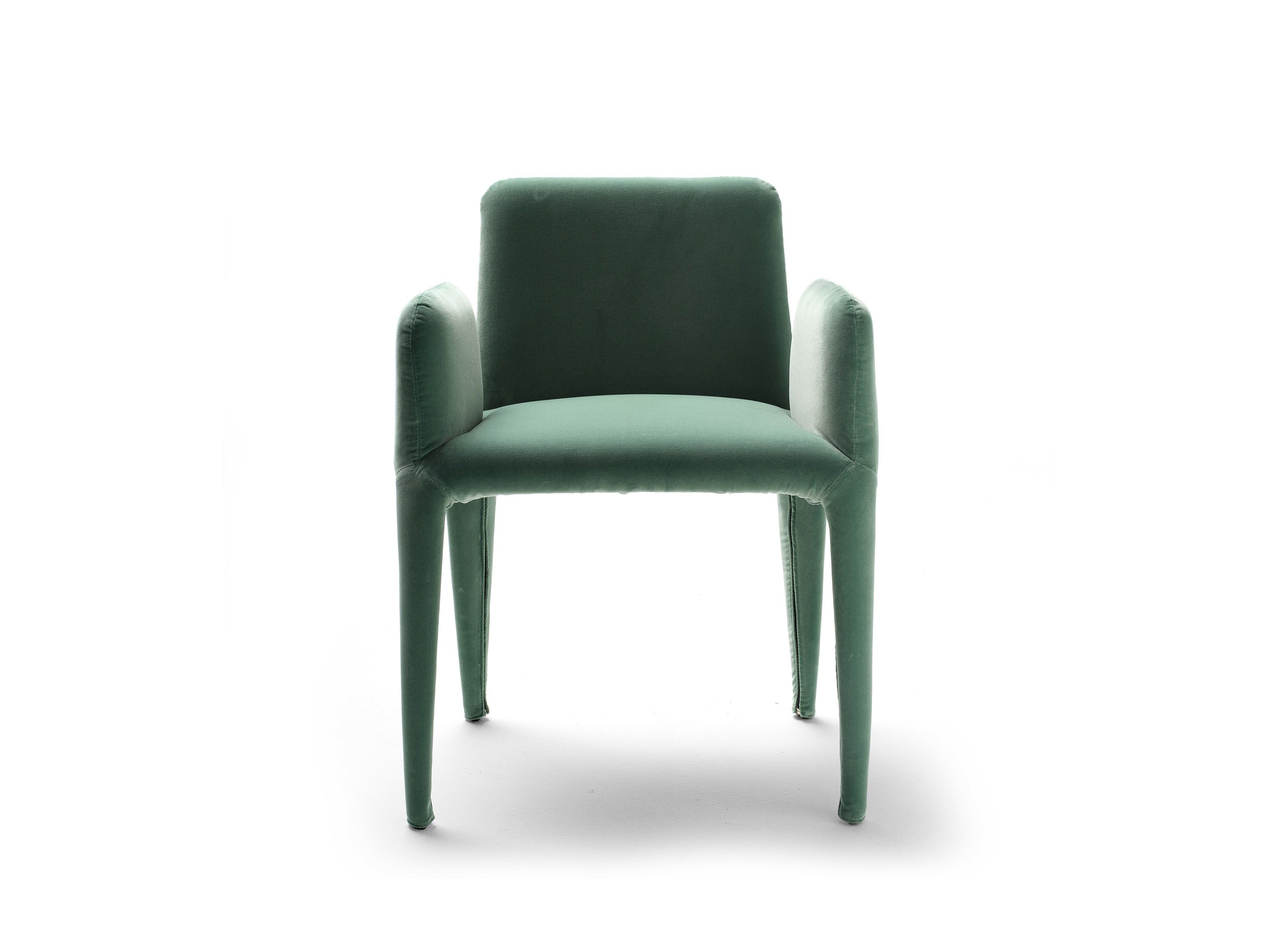 Бархатное кресло с подлокотниками EPÒNIMO Nova ARCH-00146389 - Вид №4