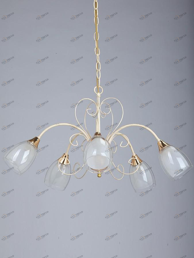 Подвесная люстра Vitaluce V3267/5 VITALUCE ДИЗАЙНЕРСКИЕ 220360 Кремовый 