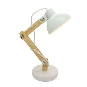 Светильник настольный Woody, белый