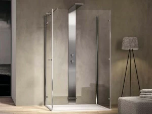 DISENIA Душевая кабина с распашной дверцей и двойной фиксированной стороной Smart Sm2f+smpo