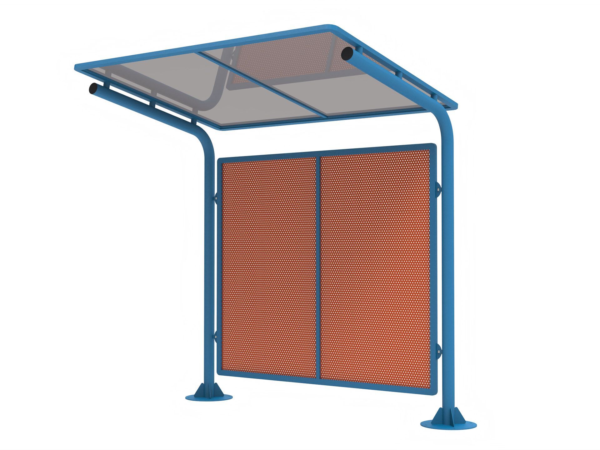 Навес из стали и поликарбоната Lazzari весна ARCH-00085883 - Вид №2
