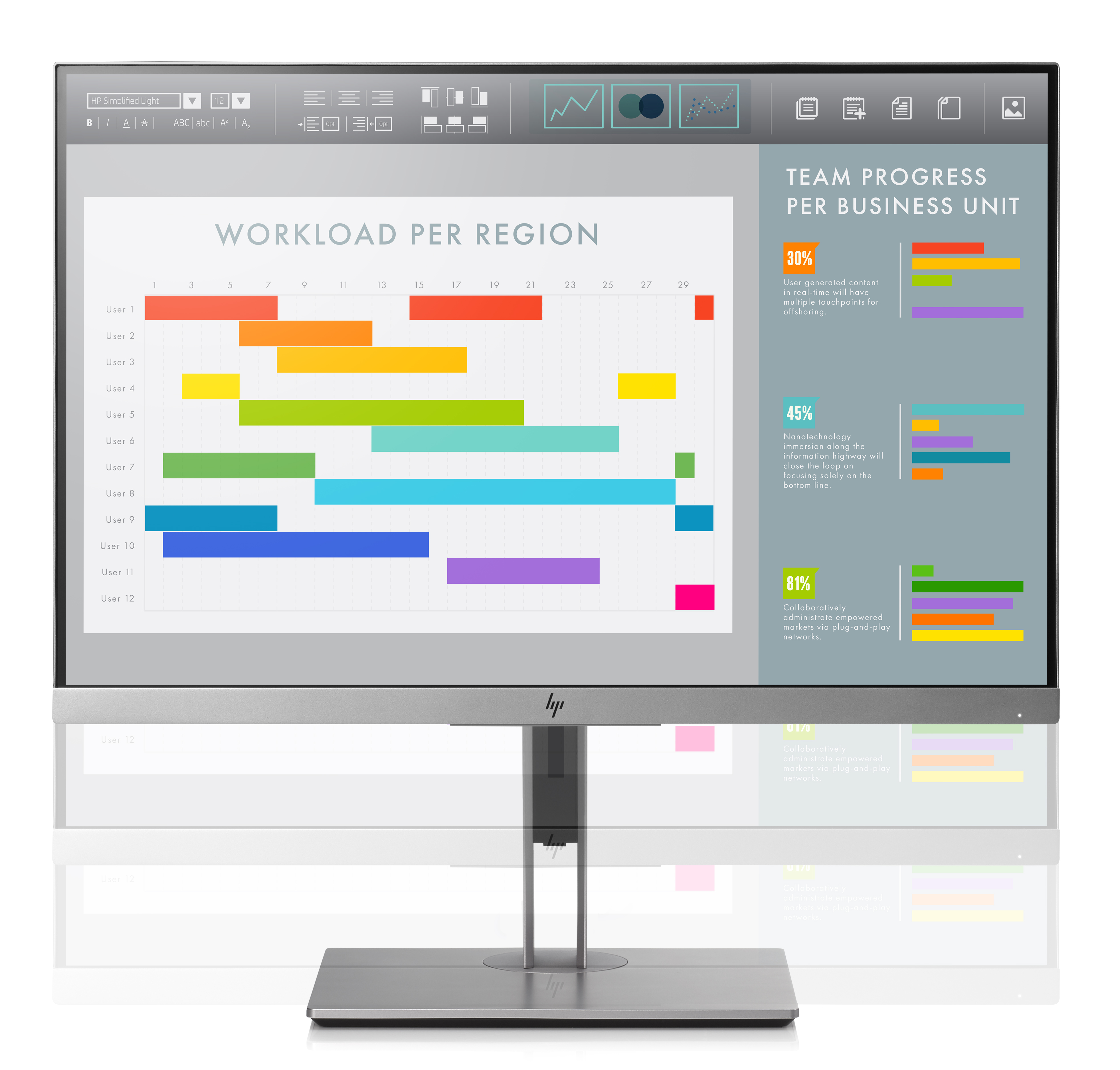 1FH49AA#ABB elitedisplay e243i monitor 24" ips micro edge, led backlit 178 / 178 300 nits 1920 x 1200 1000:1 dp hdmi vga usb 2.0* 3-3-0y (repl m1p02aa) HP HP EliteDisplay Santreyd  - Вид №1