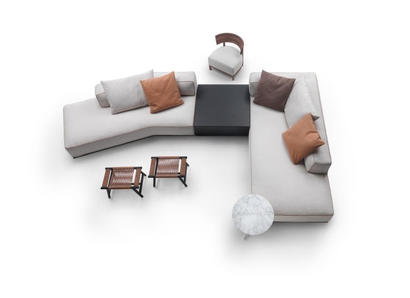 Деревянный квадратный журнальный столик Flexform Перри ARCH-00021109 - Вид №1