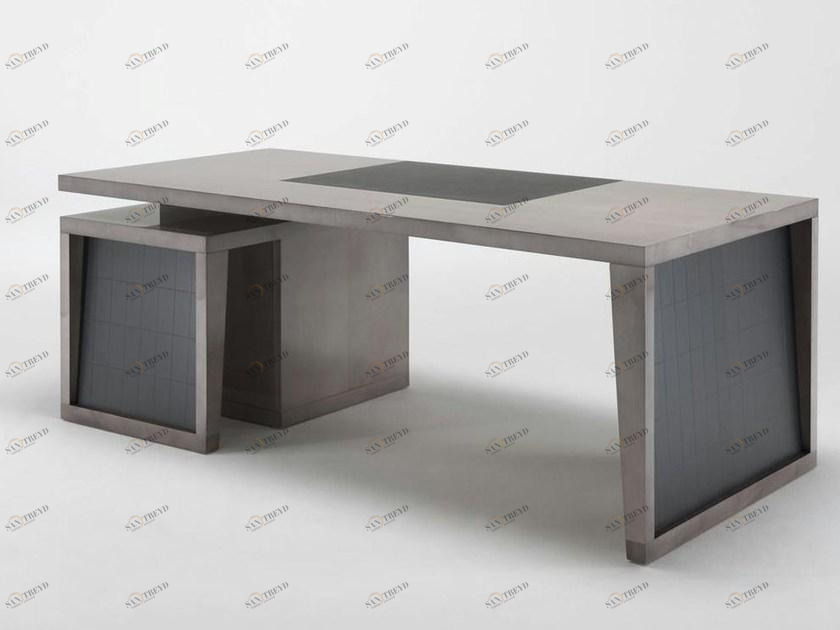 HUGUES CHEVALIER Деревянный стол с полками Iconic sun-id-1441222