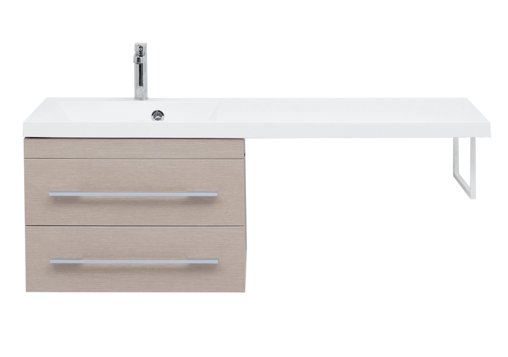 Тумба с раковиной Aquanet Нота 120 L светлый дуб 0017148500239565 - Вид №12