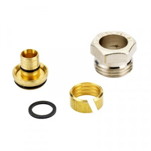 Danfoss Фитинги для металлопластиковых труб (Alupex) Уплотн. фитинги AluPEX 14x2 G1/2'' нар 013G4174