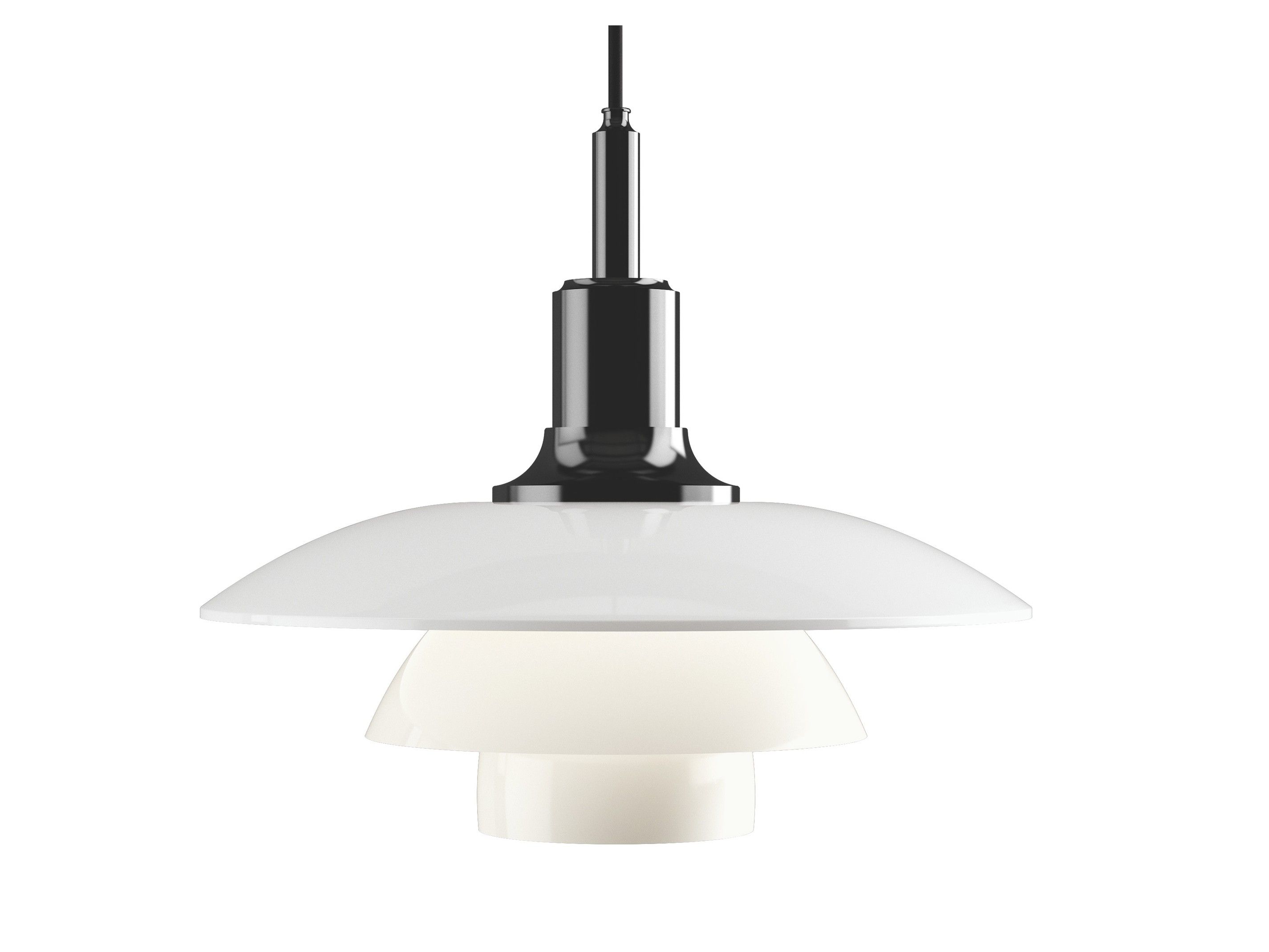 Подвесной светильник из опалового стекла Louis Poulsen PH 3½-3 ARCH-00139980 - Вид №1