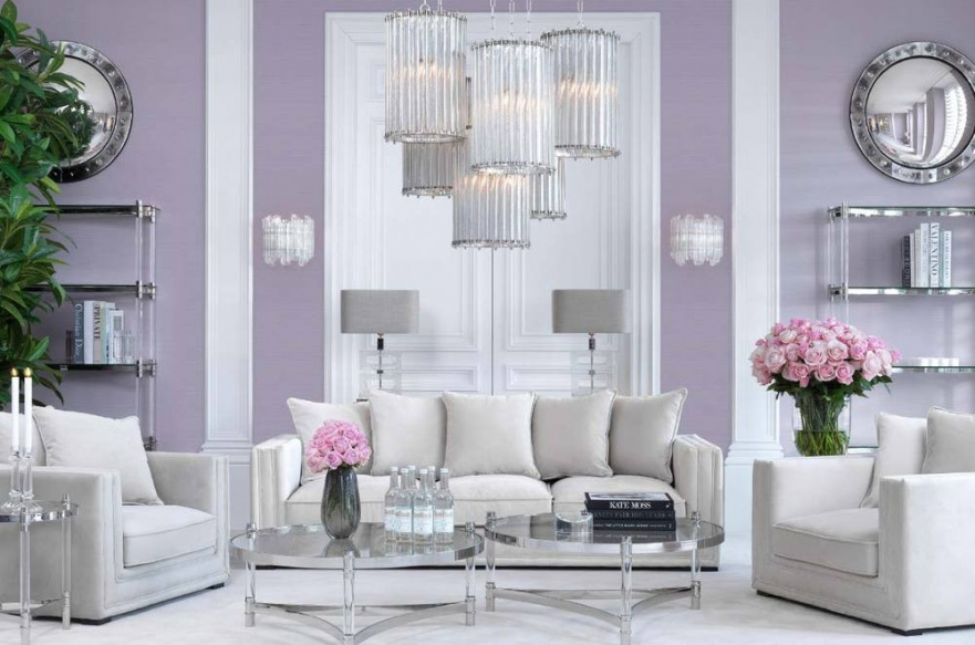 Бра Vittoria от Eichholtz 111124 EICHHOLTZ EICHHOLTZ 059876 Прозрачный;серебро  - Вид №4