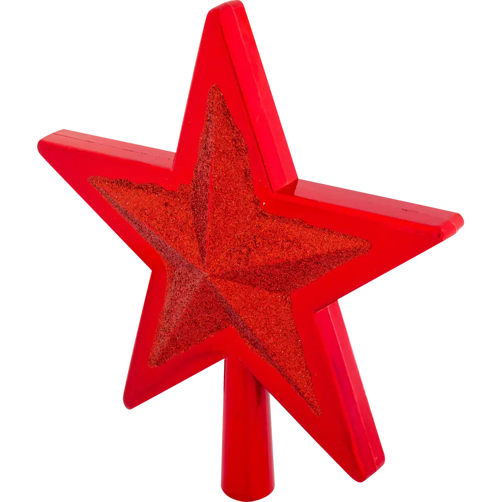 Верхушка для ёлки «Звезда», 25.5 см, пластик Santreyd STLM-2071234