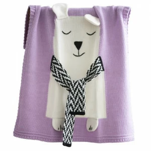 Плед розовый Мишка большой APERO ДИЗАЙНЕРСКИЕ, ЖИВОТНЫЕ 010298 Розовый