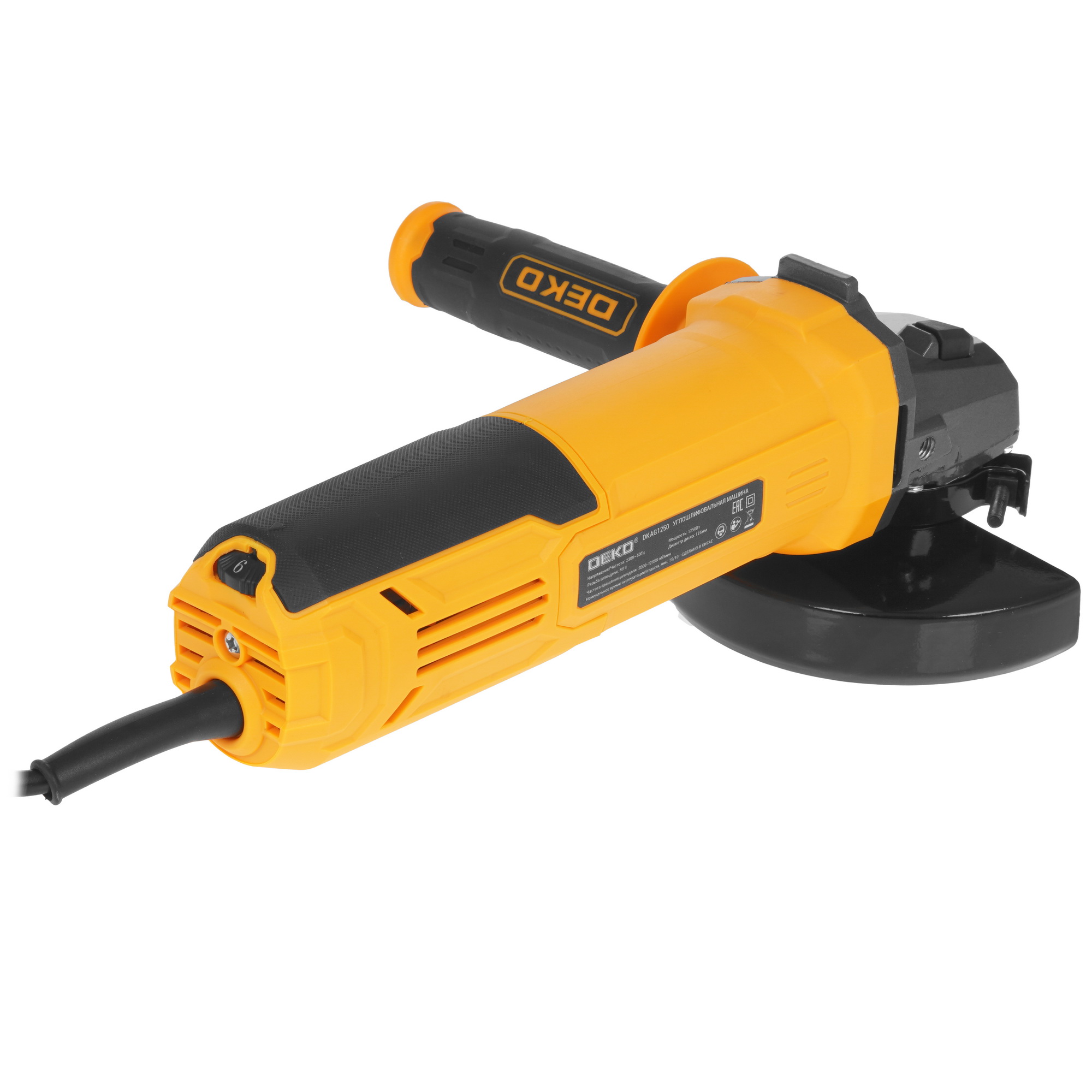 Углошлифовальная машина (УШМ) DEKO DKAG1250 5445891 STDN-0093997 - Вид №1