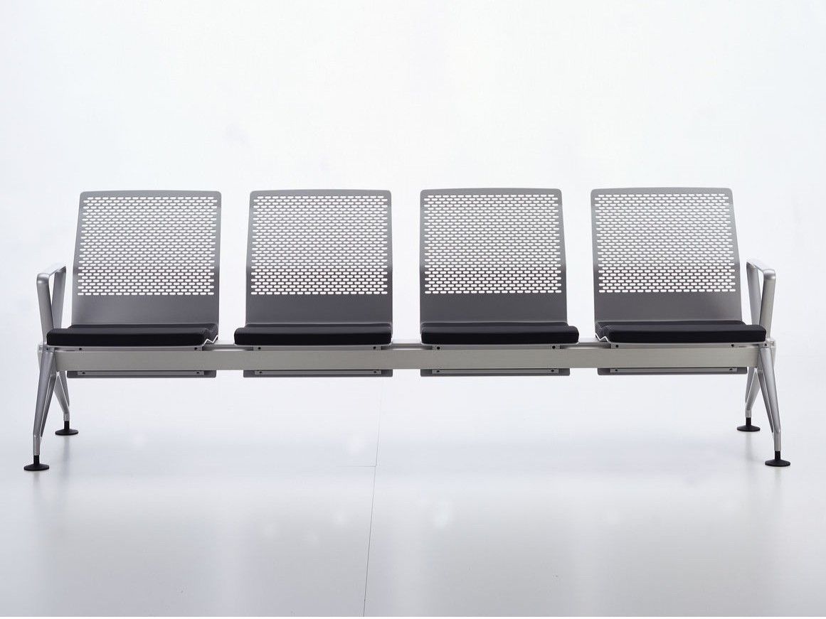Сиденье на штанге с перфорированными стальными подлокотниками VITRA AIRLINE ARCH-00091918