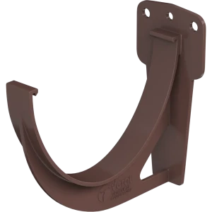 Кронштейн для желоба ПВХ цвет коричневый