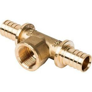 Тройник-переходник ВР 25x3/4" аксиальный для труб из сшитого полиэтилена STOUT