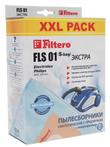 1087804 Комплект пылесборник и фильтр Filtero FLS 01 Экстра XXL Pack