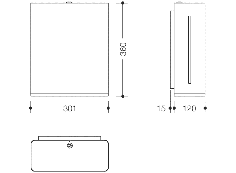 805.06.500 диспенсер для бумажных полотенец HEWI Spenderprodukte  - Вид №18