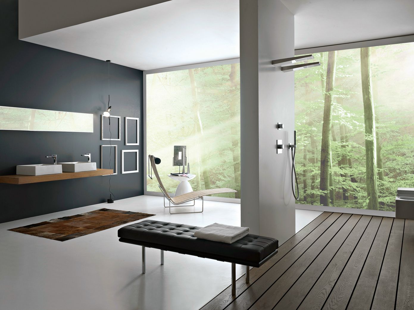 Настенная душевая головка с фиксированной струей Zazzeri 100 ARCH-00077954 - Вид №1