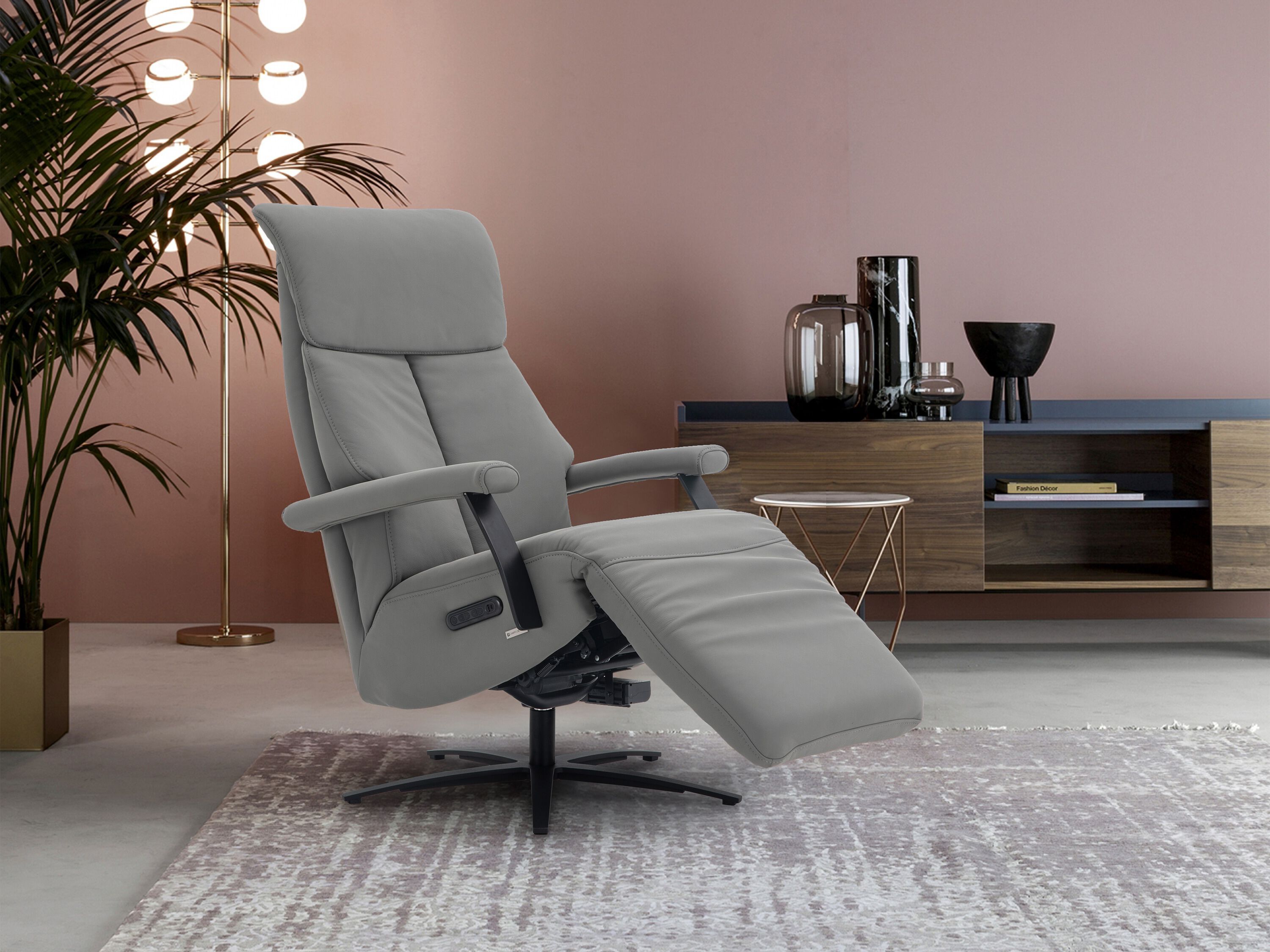 Кожаное кресло с откидывающейся спинкой с электрическим движением CAMPO DE' FIORI CL041 ARCH-00067239 - Вид №28