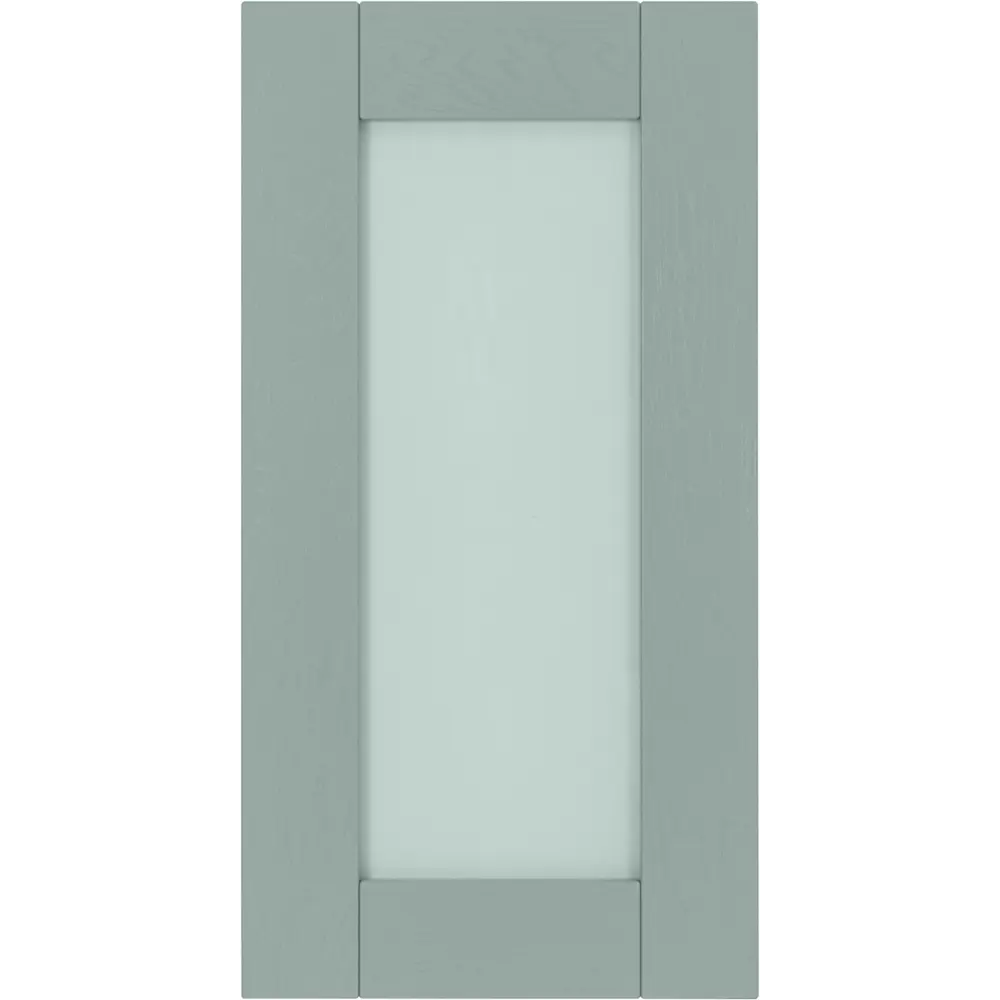 Фасад-витрина кухонного шкафа Томари 39.7x76.5 см KONSENSA МДФ цвет голубой STLM-2005343 - Вид №3