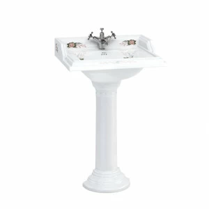 B15D, P9R Пьедестал для раковины овальная Burlington Английский сад