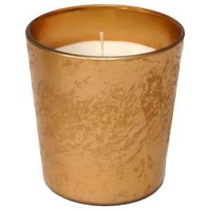 Свеча ароматическая «Peach» в стакане, цвет бежевый